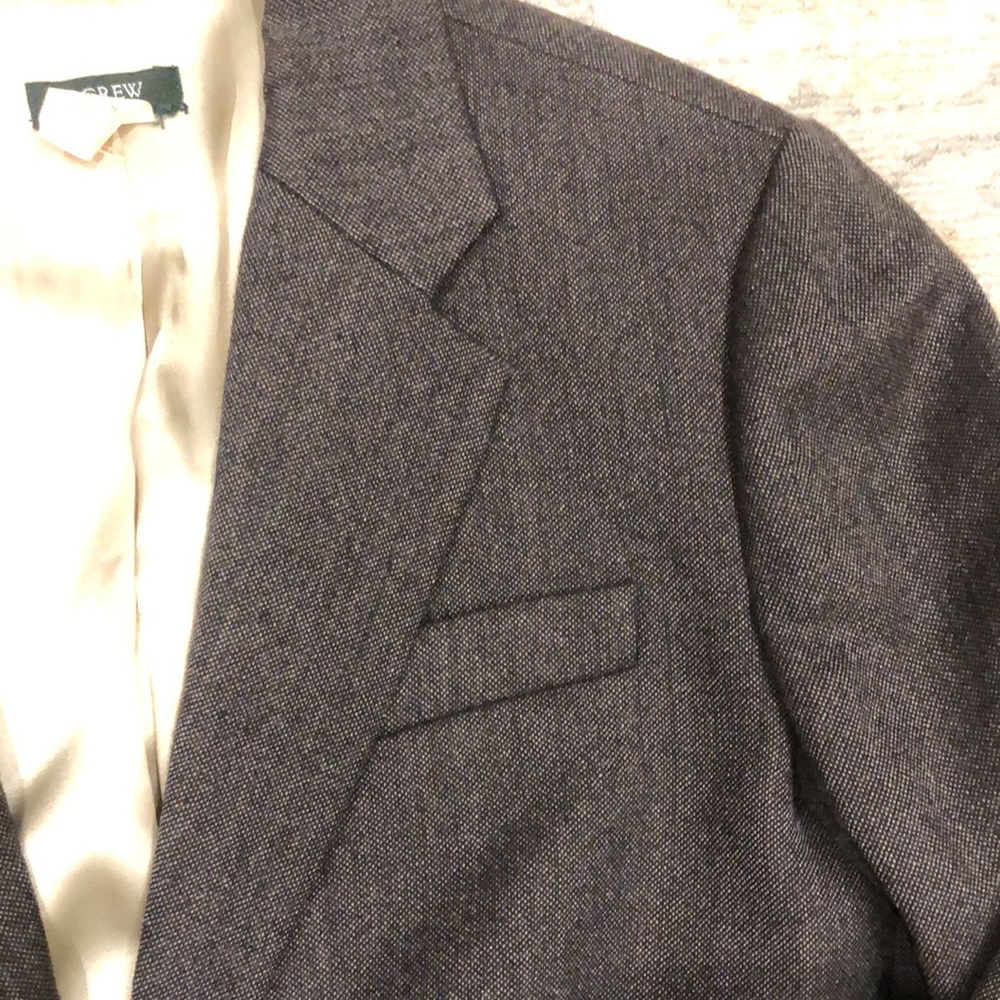 Jcrew dark grey blazer. Size 4. - Picture 4 of 5